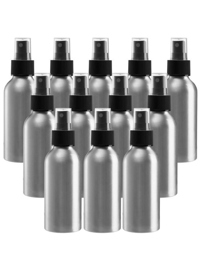 YOUEON 12 Pack 120 ml Fine Mist Spray Bottles Refillable Aluminum Empty Spray Bottle Reusable Bottles for Travel, Cosmetic Perfume, Toner, Face Spray, Essential Oil Storage - Image 1