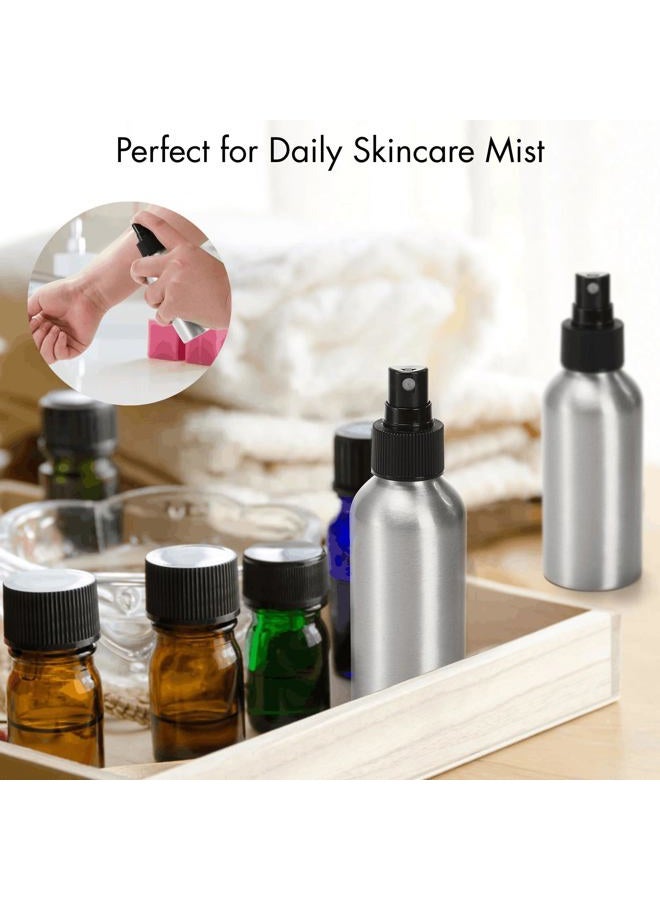YOUEON 12 Pack 120 ml Fine Mist Spray Bottles Refillable Aluminum Empty Spray Bottle Reusable Bottles for Travel, Cosmetic Perfume, Toner, Face Spray, Essential Oil Storage - Image 5