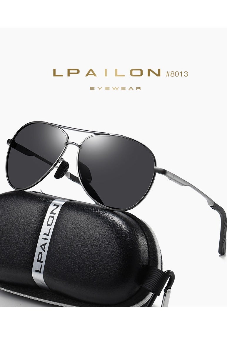 LPAILON Men's Polarized Driver's Sunglasses, Photochromic, Suitable for Night Driving, Day and Night - Image 1