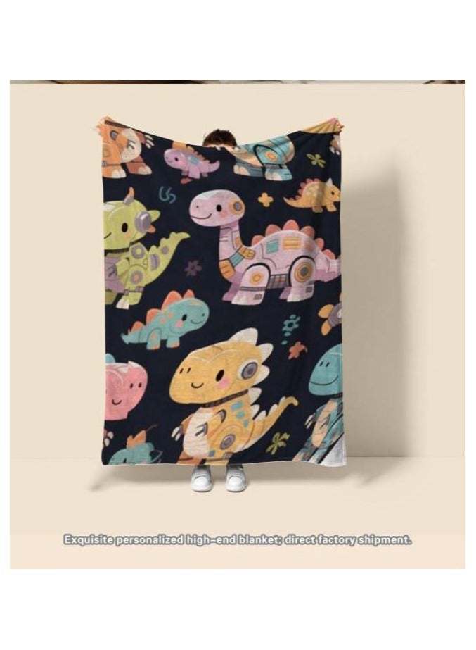 general Flannel thin blanket (warm and comfortable, suitable for sleep, gaming, dust removal and sandproof) 150cm*200cm - 603  - Image 1