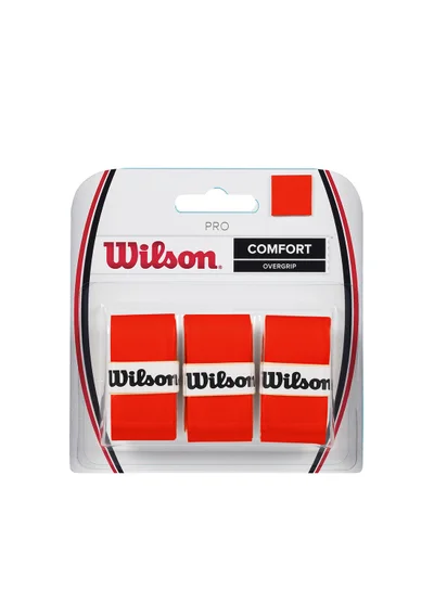 Wilson Pro Burn 3 Pack Overgrip Set - Orange