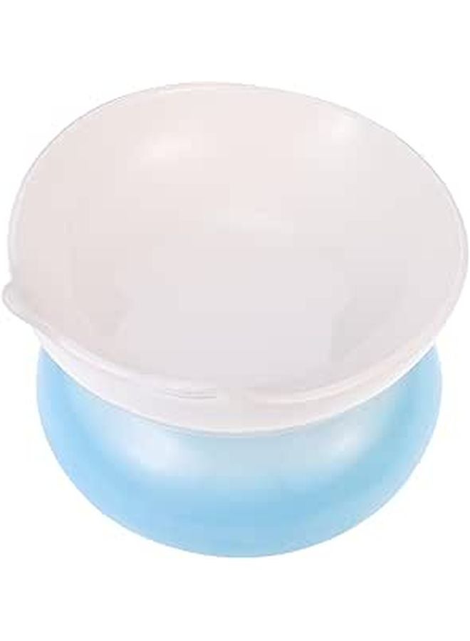 Blue Gradient Slanted Dog Bowl Anti Spill Elevated Pet Feeder With Neck Protection - Image 1