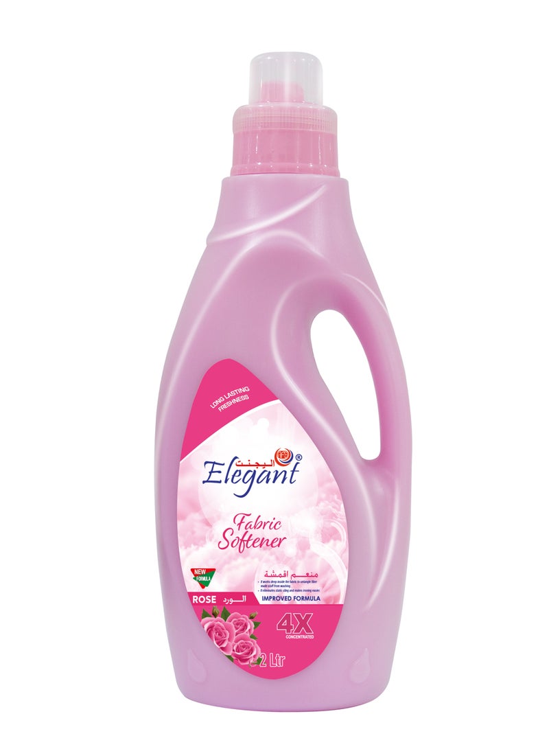 Elegant منعم الأقمشة بالورد 2 لتر انتعاش يدوم طويلاً - Image 1