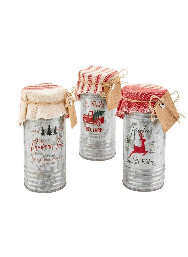 mud pie Christmas Tree Tin Candle - Image 2