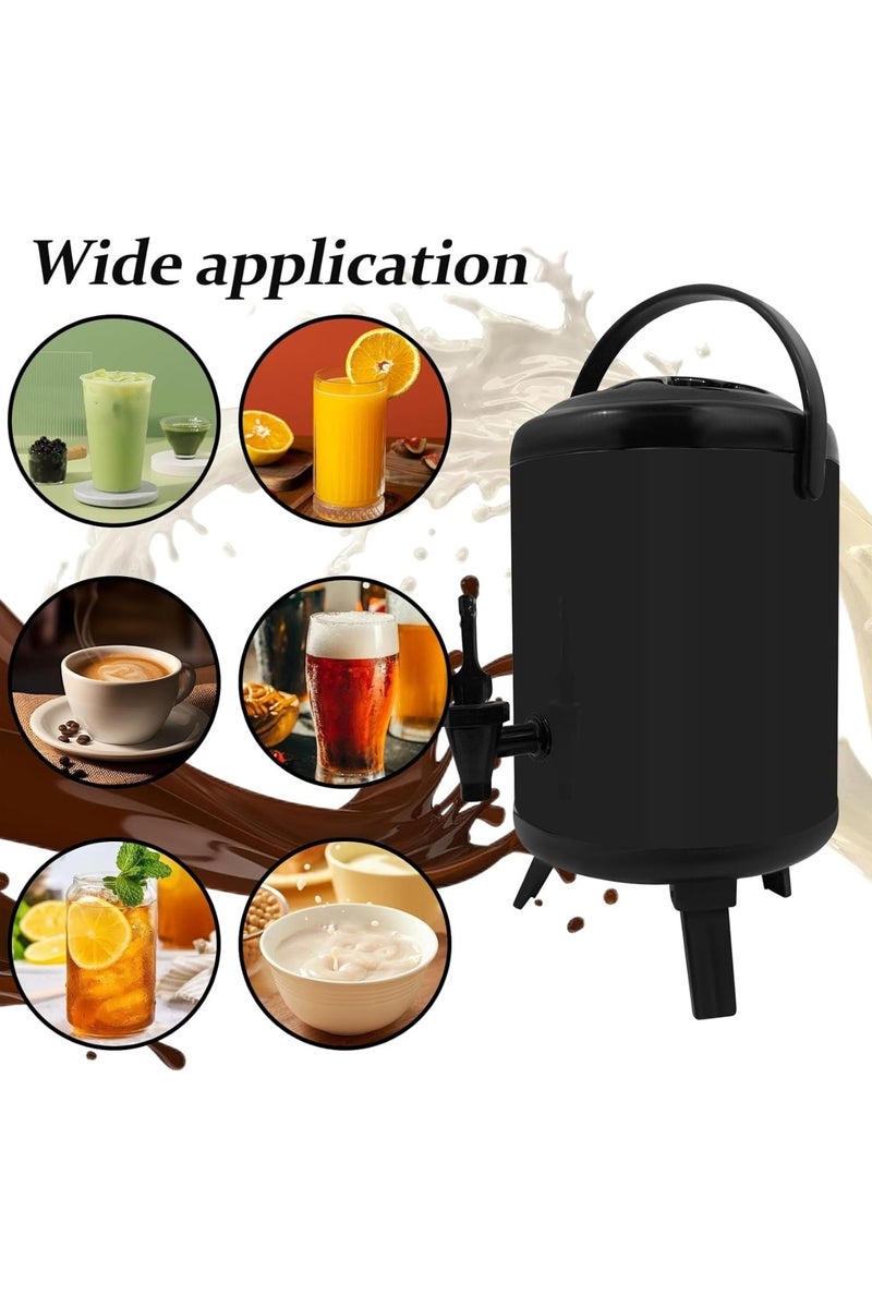 BIG MAX Insulated Beverage Dispenser, Stainless Steel Hot and Cold Drink Dispenser with Spigot – Thermal Coffee Urn, Juice Water Milk Container for Party, Buffet, Catering & Home Use (10L) - Image 5