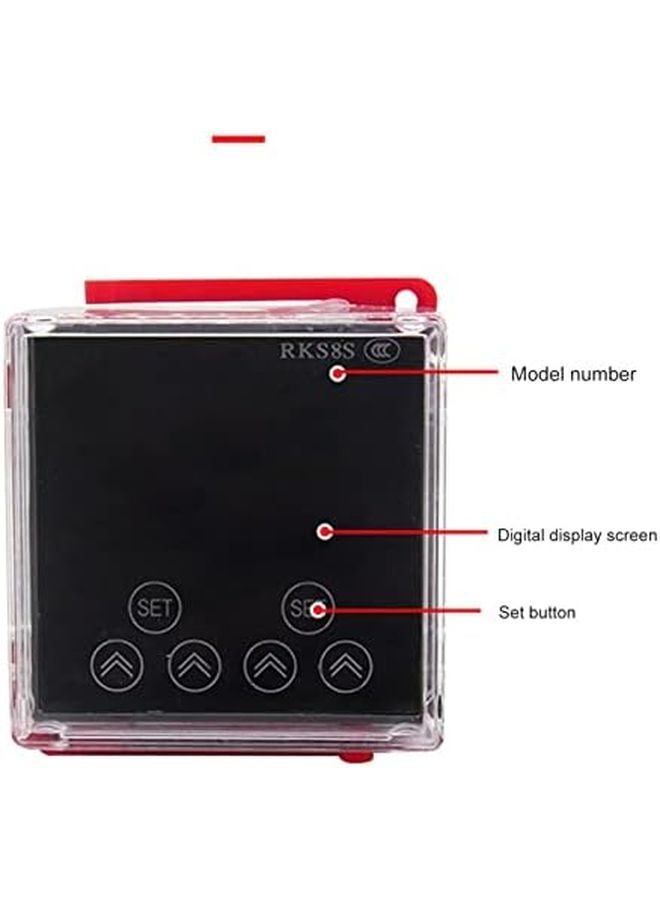 Multifunctional LCD Delay Timer Relay Adjustable 0 01S To 9999H 3 Working Methods DC12V - Image 3