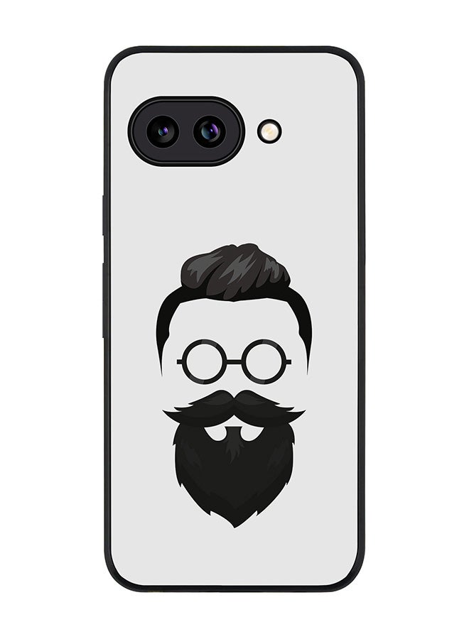 Stylizedd For Google Pixel 9a Case,Slim fit Camera Protection, Shockproof Thin Phone cover  - Beard Hipster