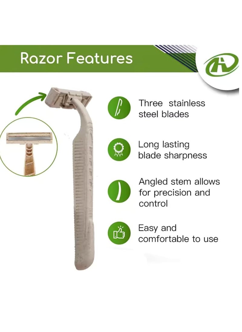 8Pcs Shaving Razor for Women and Men Wheat Straw Shaper Facial Hair Razors Shavers Trimmers Facial and Skin Hair Dermaplaning Tool 3 Blades Instant and Painless Hair Removal Facial - pzsku/ZA15C017BE875327BC5AAZ/45/_/1715951641/4a64e8f0-71cb-4ed2-8443-fc2e12a3957d