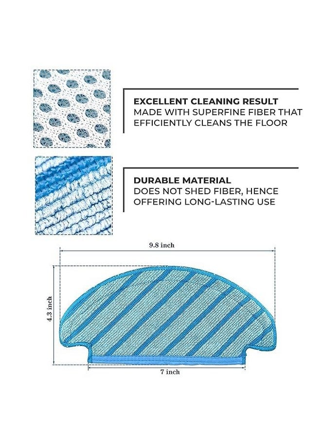 ECOVACS Original Accessory (Reusable Mopping Pads | U2 PRO) (Pack of 3). for Approx. 1 Year of Regular Usage. (Not Compatible to Any Other Model) - Image 3