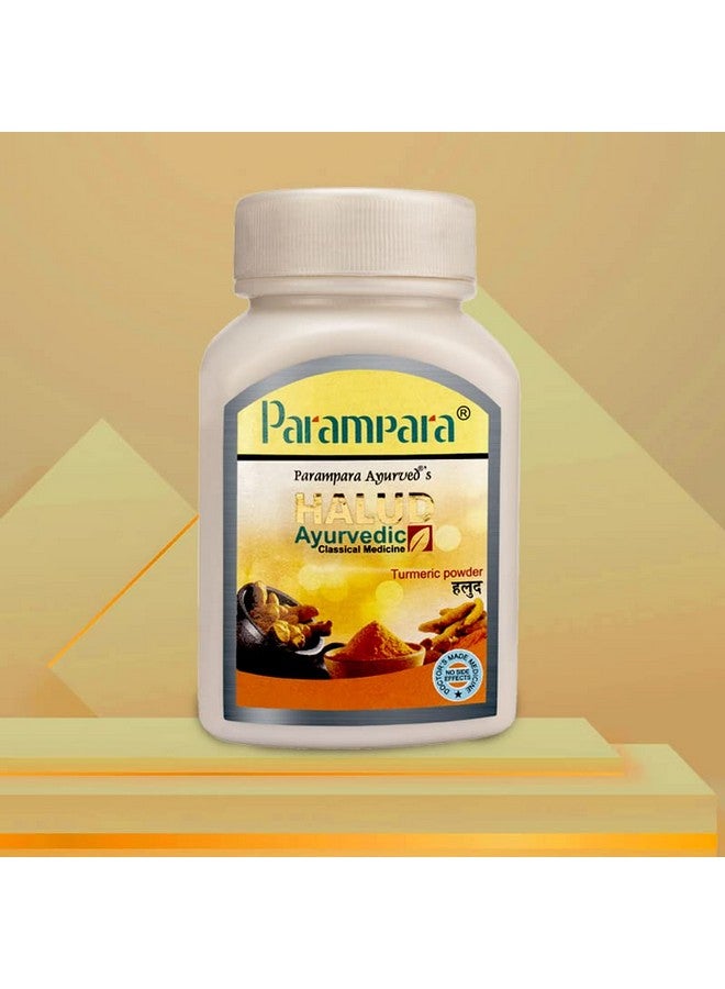 Parampara Ayurved Halud Churna Ayurvedic Natural Wild Turmeric Powder for Skin and Blood Purification Treatment, Edible Turmeric Powder 100g | Pack Of 3 | 300g - Image 5