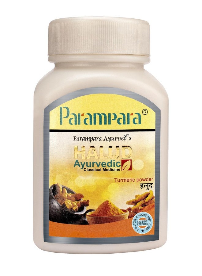 Parampara Ayurved Halud Churna Ayurvedic Natural Wild Turmeric Powder for Skin and Blood Purification Treatment, Edible Turmeric Powder 100g | Pack Of 3 | 300g - Image 1