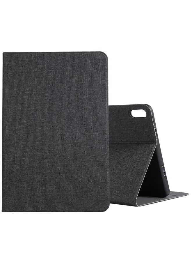 بروماس غطاء حماية لهاتف هواوي ميت باد 10.4 من القماش TPU مع حامل أسود