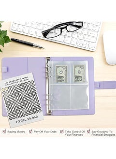 erorex 100 Envelopes Money Saving Challenge 100 Envelope Challenge Binder 100 Day Envelope Challenge Kit Money Saving Binder Easy And Funny Way To Save $5 050 Budget Planner A5 Savings Book  - Image 3