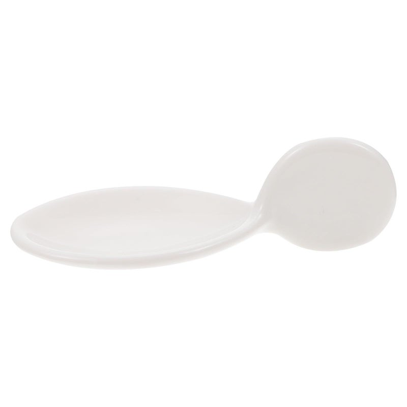 Ceramic Caviar Spoon White Creative Serving Spoon For Molecular Cuisine Home Dining - Image 2