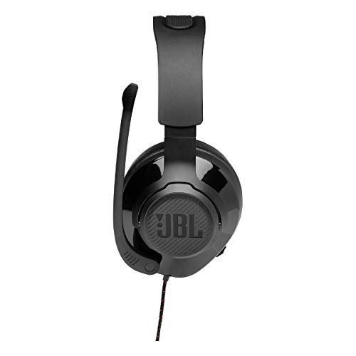 JBL كوانتوم 300 - سماعات ألعاب سلكية فوق الأذن مع برنامج JBL كوانتوم إنجن - أسود، كبير - Image 4