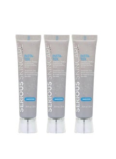 Serious Skincare Instatox Instant Wrinkle Smoothing Serum Trio Improves Appearance Of Fine Lines & Wrinkles Temporarily Tightens Skin Instant Line Filler Three .75 Oz. Tubes (3Pack)  - Image 1