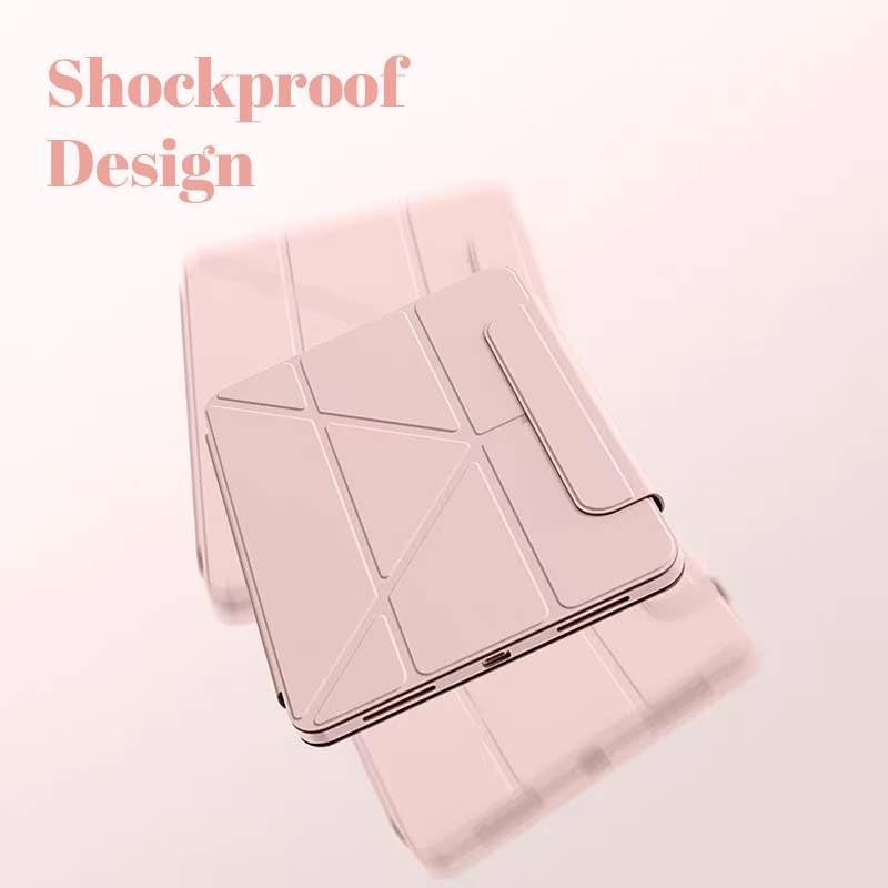 Vurtboly Case Compatible with Honor Magic Pad 3 13.3" 2025 with Pencil Holder, 3+Y-Shaped Multi-Angle Stand Cover, Slim Lightweight Protective Cover Auto Wake/Sleep for Honor Magic Pad 3 13.3" (Pink) - Image 4