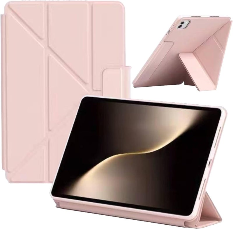 Vurtboly Case Compatible with Honor Magic Pad 3 13.3" 2025 with Pencil Holder, 3+Y-Shaped Multi-Angle Stand Cover, Slim Lightweight Protective Cover Auto Wake/Sleep for Honor Magic Pad 3 13.3" (Pink) - Image 1