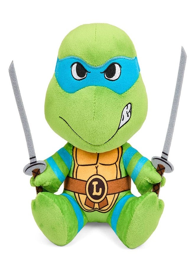 Kidrobot Teenage Mutant Ninja Turtles Leonardo 7.5 Inch Phunny Plush - Image 1