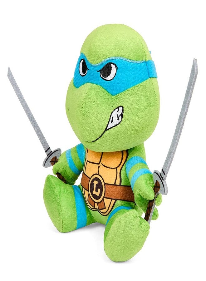 Kidrobot Teenage Mutant Ninja Turtles Leonardo 7.5 Inch Phunny Plush - Image 2