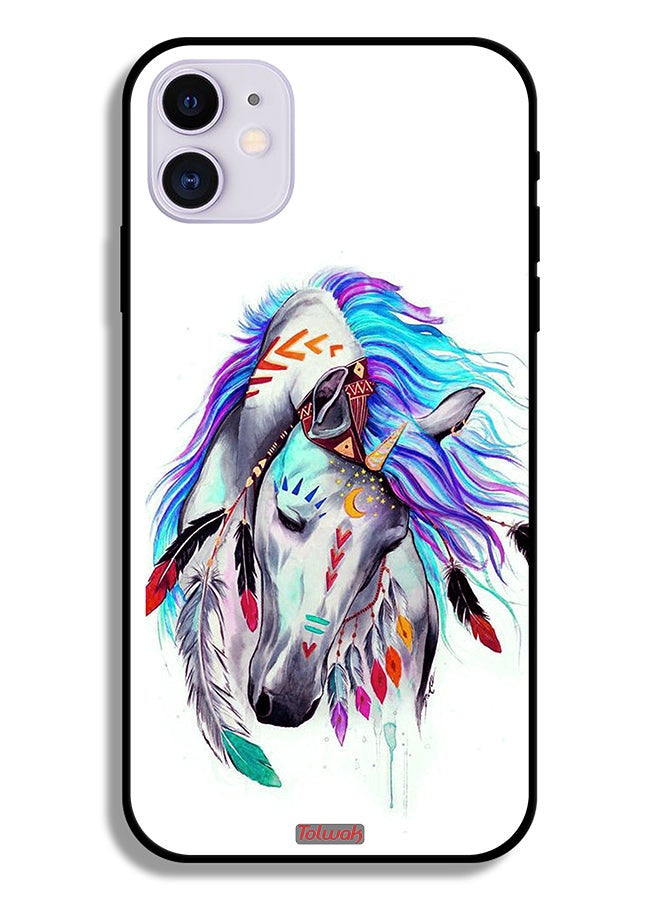 Tolwak Apple iPhone 11 Protective Case Horse - Image 2