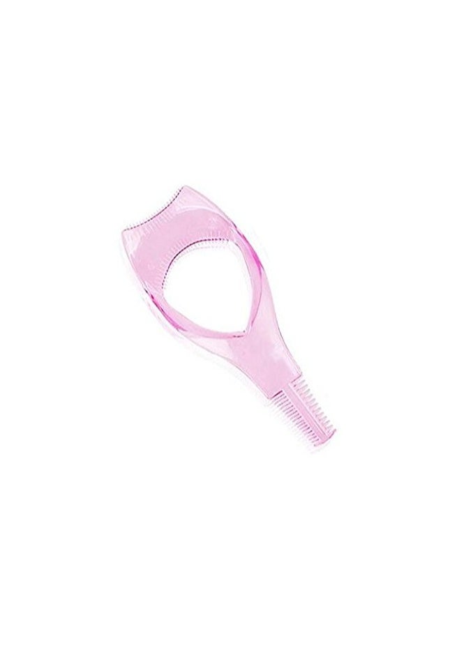 Goolsky 2PCS 3 in 1 Mascara Tool Plastic Makeup Eyelash Shield Applicator Guide with Eyelash Assist Comb Brush Guard Eyelashes Brush for Women Girls (Color Random)  - Image 4
