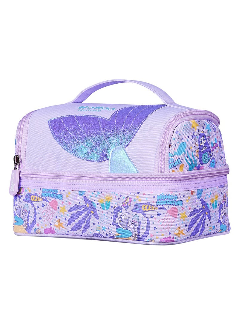 Nohoo Kids Insulated Lunch Bag Mermaid - Purple - Image 1