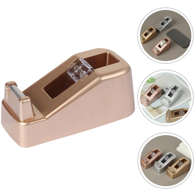 Compact Plastic Tape Dispenser Cutter For Office Home School Supplies - Image 3