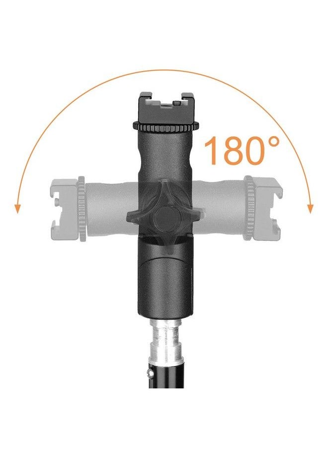 Anwenk - Updated Anwenk Flash Bracket Mount Flash Stand Light Stand Bracket Mount With Umbrella Holder Mount Swivel Compatible With Canon Nikon Pentax Olympus Camera Flashes Speedlite Studio Led Light 1Pack - Image 1