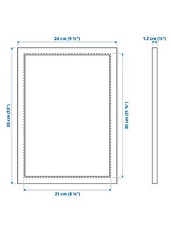FISKBO Photo frame white 21x30 cm  - Image 5
