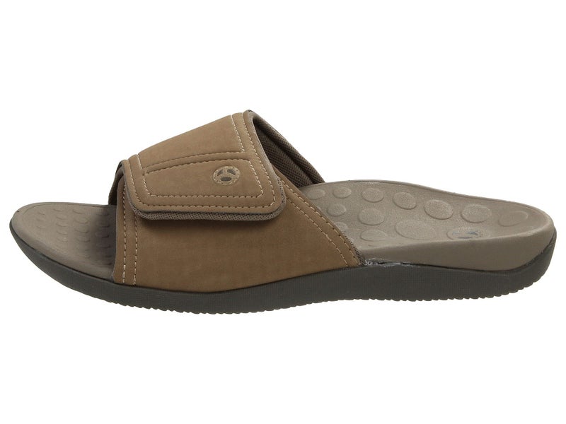 Vionic Orthaheel Men/Women Kiwi Slide In Orthopedic Sandals - Tan (Mens 6 Womens 7) - Image 4