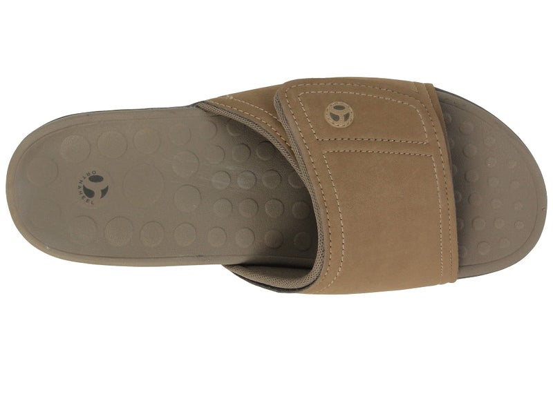 Vionic Orthaheel Men/Women Kiwi Slide In Orthopedic Sandals - Tan (Mens 6 Womens 7) - Image 2