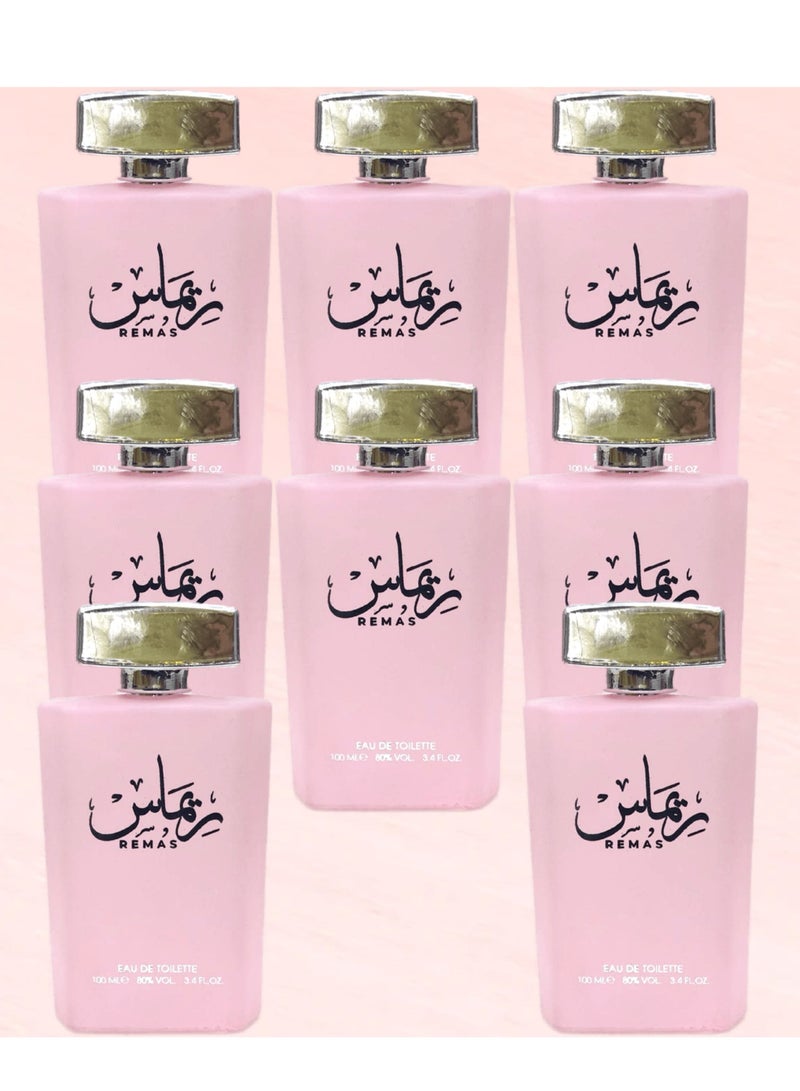 remas 8 Pieces Remas Perfume 100 Ml EDT - Image 1