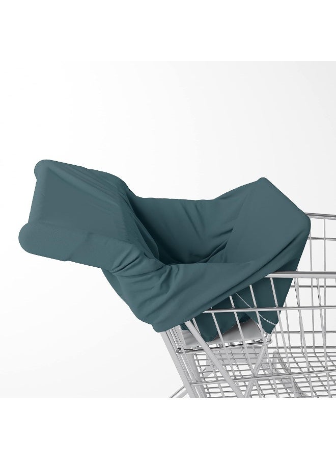 Natemia Baby 4 in 1 Car Seat Cover - Stretchy & Soft Car Seat Canopy, Nursing Cover, Shopping Cart Cover, High Chair Cover - Image 4