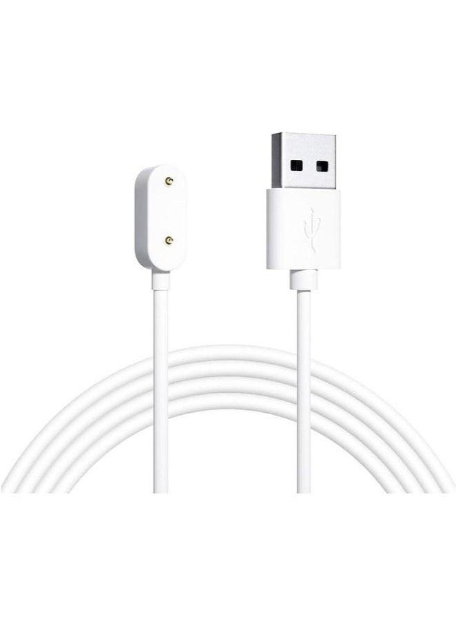 Charger Compatible for Huawei Watch Fit/Fit 2/Fit Mini,Huawei Band 6 / Band 7,Huawei 4X,Honor Watch ES,Honor Band 6 - Smart Watch Replacement USB Charger Charging Cable 100cm White  - Image 1