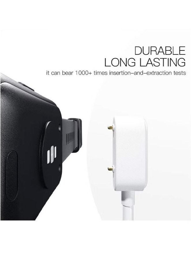 Charger Compatible for Huawei Watch Fit/Fit 2/Fit Mini,Huawei Band 6 / Band 7,Huawei 4X,Honor Watch ES,Honor Band 6 - Smart Watch Replacement USB Charger Charging Cable 100cm White  - Image 2