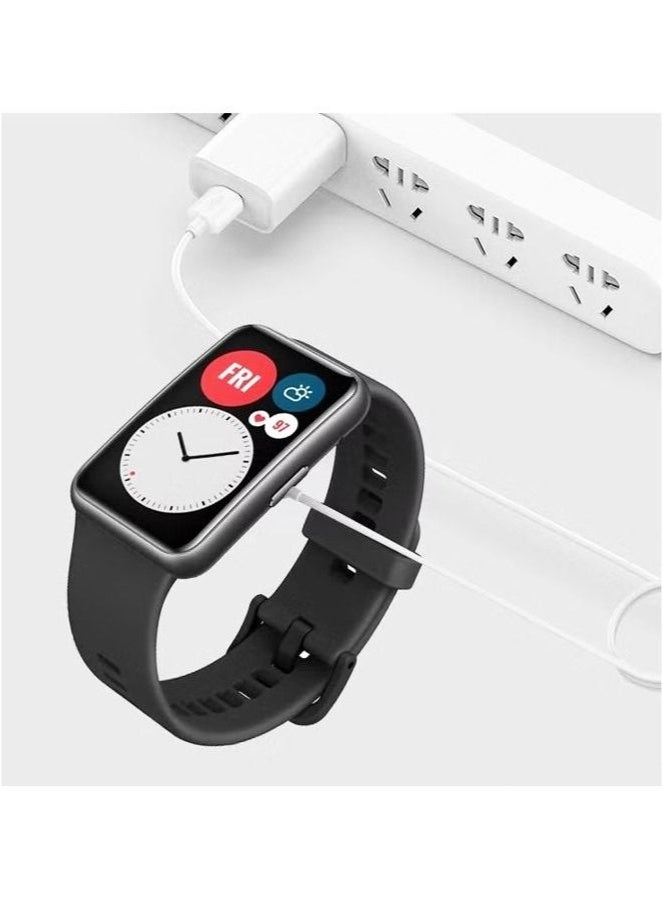 Charger Compatible for Huawei Watch Fit/Fit 2/Fit Mini,Huawei Band 6 / Band 7,Huawei 4X,Honor Watch ES,Honor Band 6 - Smart Watch Replacement USB Charger Charging Cable 100cm White  - Image 4
