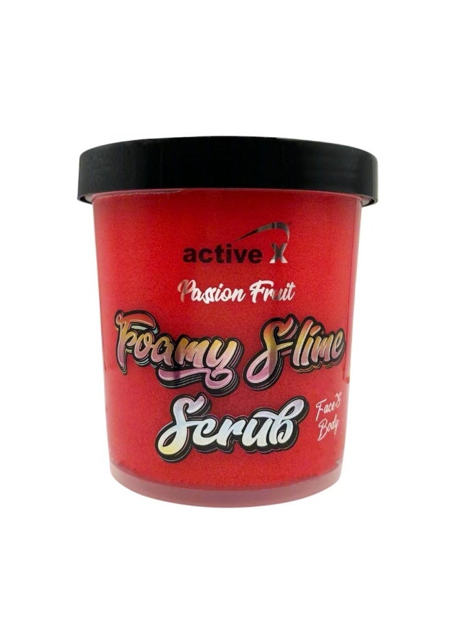 Foamy Slime Scrub Passion Fruit- Silky Smooth & Radiant skin with the fun texture of a slime - 800 g - Image 1