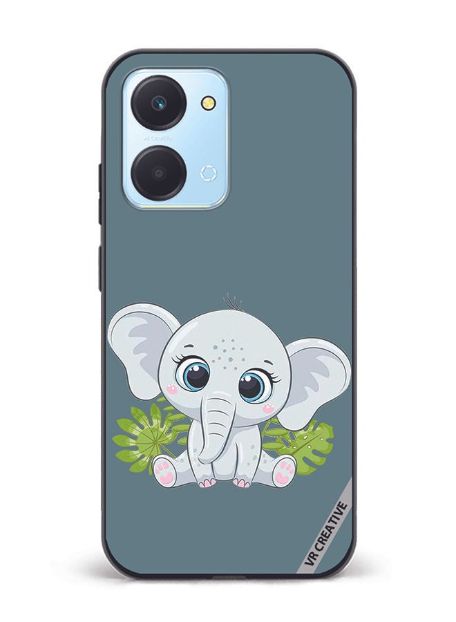 VR CREATIVE Protective Case Cover For Honor Play7T Elephant Design Multicolour - Image 1