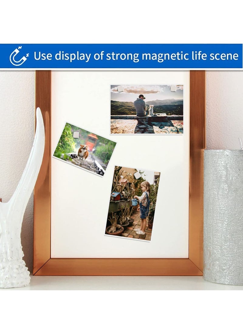 Excefore - EXCEFORE Square Cube Magnets, 40Pcs Fridge Magnets, 5 x 5 x 5mm Strong Magnet, Square Magnets Mini Small Magnets for Office, Office, Map, Photo (Square) - Image 1