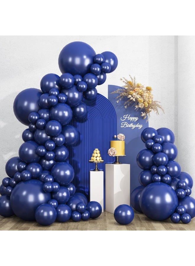 Navy Blue Balloons with Different Sizes, Navy Blue Balloon Garland Arch Kit for Birthday Party, Graduation, Baby Shower, Wedding Decoration - Image 1