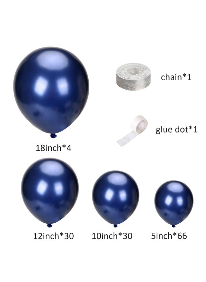 Navy Blue Balloons with Different Sizes, Navy Blue Balloon Garland Arch Kit for Birthday Party, Graduation, Baby Shower, Wedding Decoration - Image 2