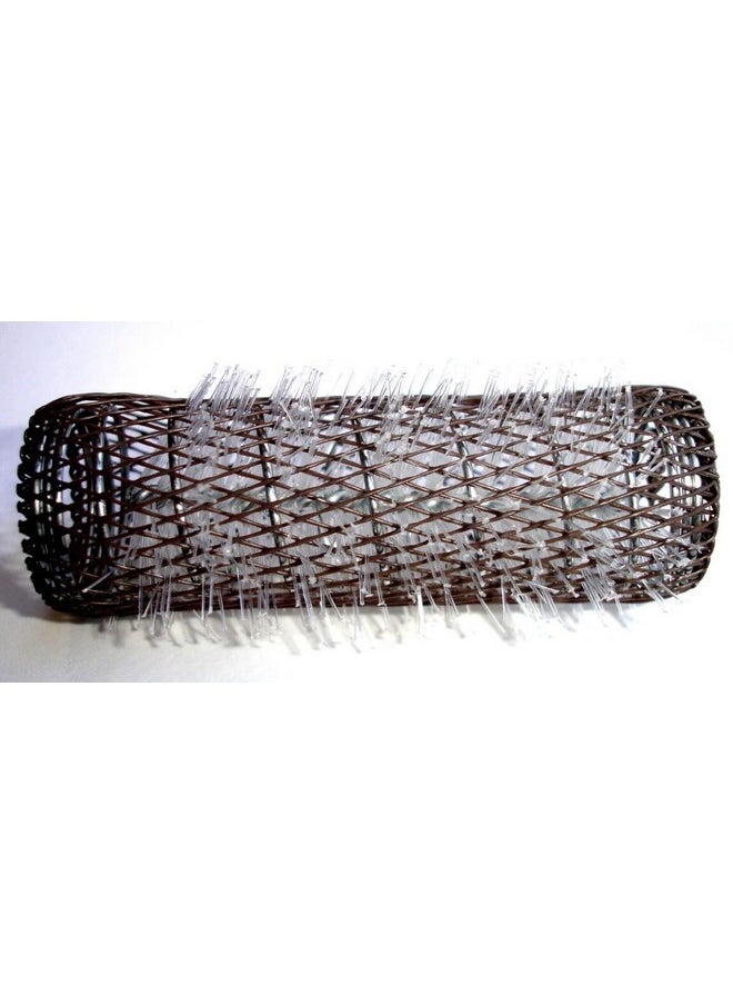 Le Salon 2 Pack Hair Styling Brush Rollers & Pins Hair Curlers 7/8" X 3" Bristles (12 Rollers)  - Image 2
