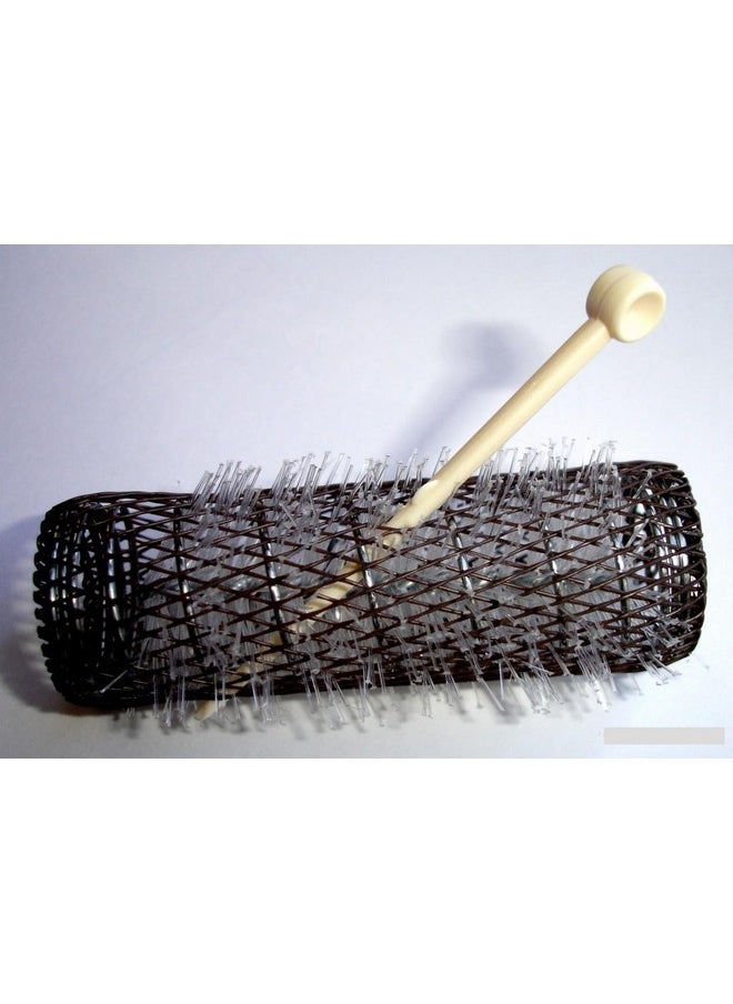 Le Salon 2 Pack Hair Styling Brush Rollers & Pins Hair Curlers 7/8" X 3" Bristles (12 Rollers)  - Image 3