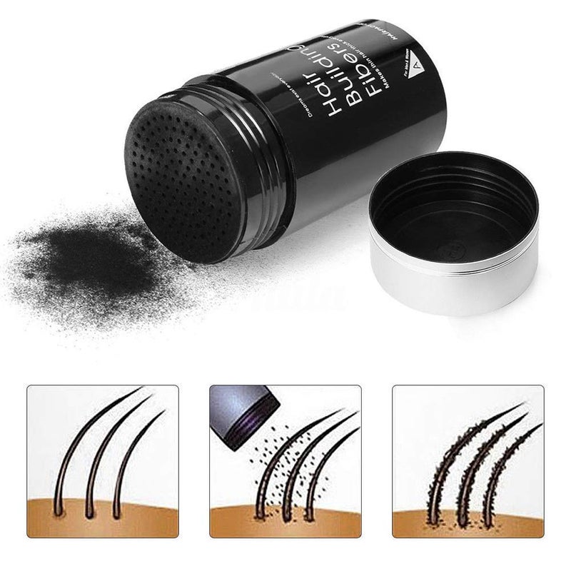 Dexe Dexe Hair Building Thickening Fibers For Man  Women Black 22 G  Grams  - Image 4