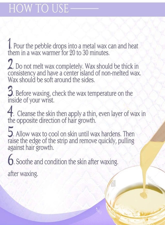 Satin Smooth Hard Wax Beads - Calendula Gold, Pebble Wax for Hair Removal on Coarse Hair, Sensitive Skin & Brazilian Waxing, 35 oz - Image 5