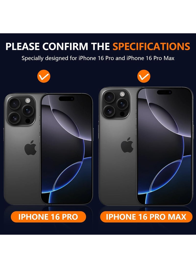 Camera Protection for iPhone 16 Pro/16 Pro Max Camera Lens Protective Film, Convex Platform HD Tempered Glass + Aluminium Ring Camera Protection for iPhone 16 Pro/16 Pro Max Camera Protector  - Image 3