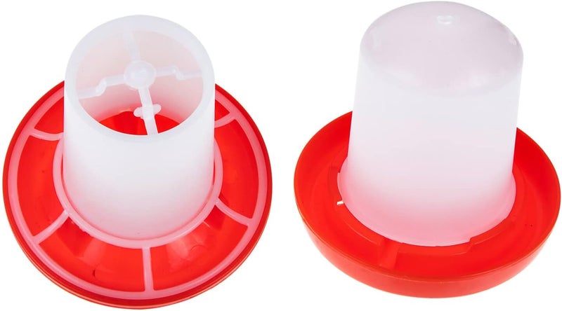 IMIKEYA 1 Set Quail Feeder Chick Feeder Quail Waterer Small Chick Feeder Poultry Chicken Water Jar Poultry Water Bucket Automatic Poultry Water Feeder Poultry Feeding Equipment Feeding Cup - Image 1