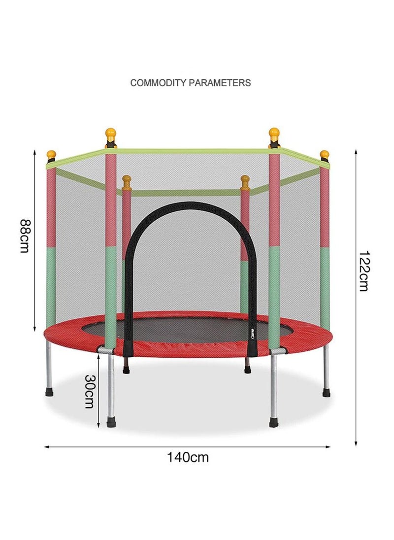 DubaiGallery - Kids Bouncer Baby Jumper Indoor Trampoline Baby Children Bouncers with Guardrail Fitness Adult Trampoline Kid Jumpers - Image 1