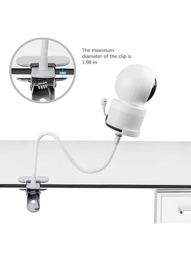 vtech Clip Mount for VTech VM5463/RM5764HD/ RM5764-2HD/ RM5864HD /RM5864-2HD /RM7764HD/ RM7764-2HD/BM3800/BM4700/ BM5600/ BM5700 Baby Monitor Camera Without Tools or Wall Damage - Image 3